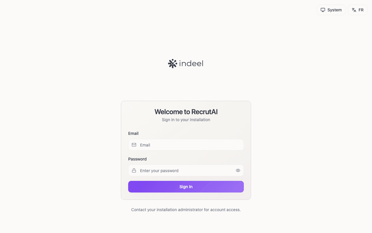 Aperçu du projet RecrutAI