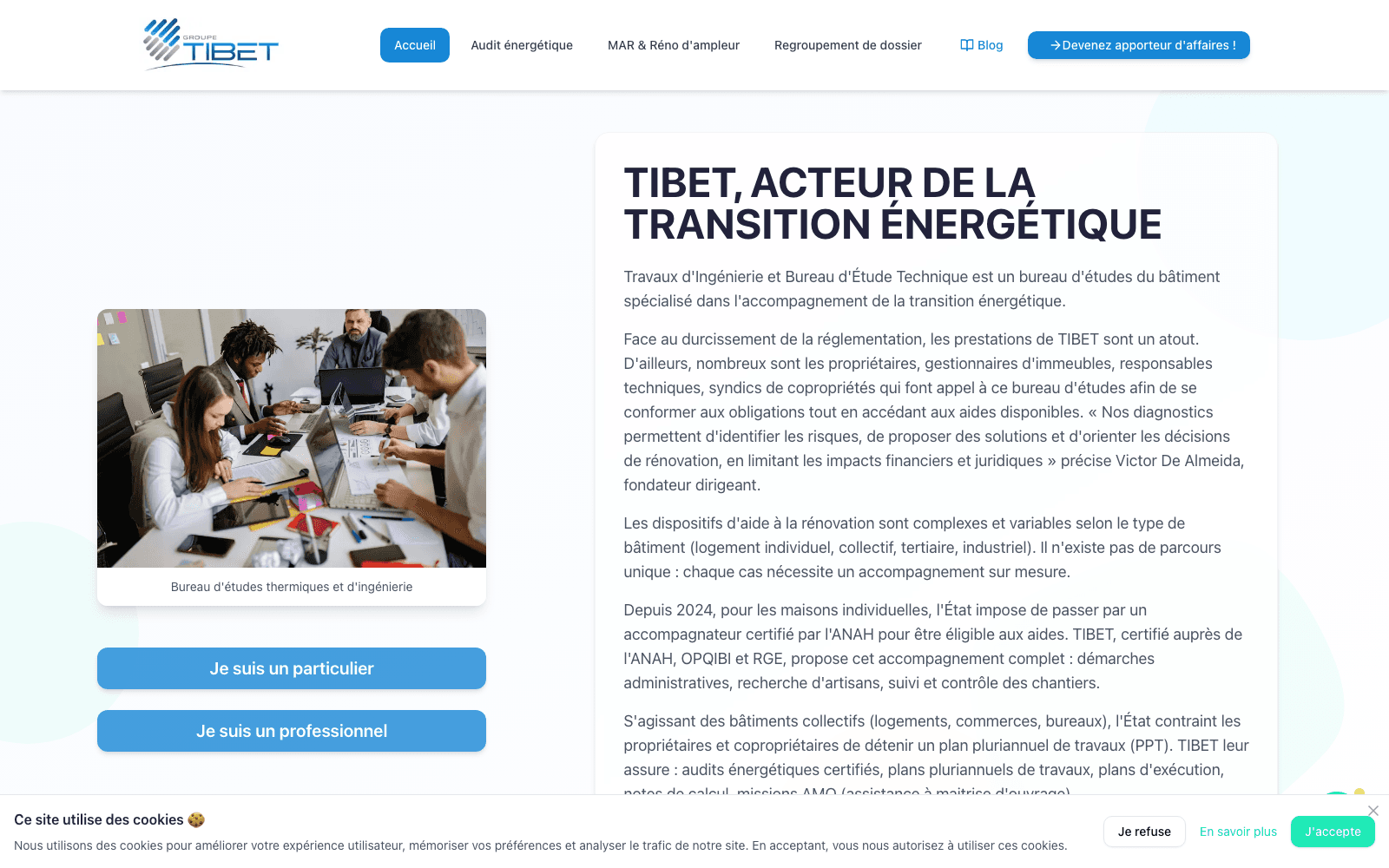 Aperçu du projet Tibet — Transition énergétique
